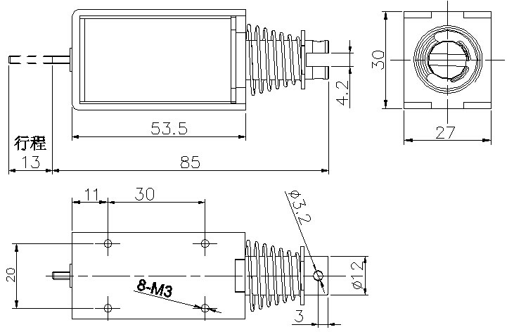 金祿電磁鐵JL-1253 金祿電磁鐵JL-1253